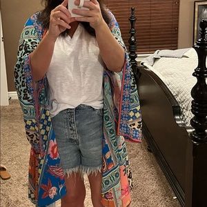 Umgee S/M Kimono Multi Print